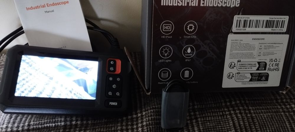 10 метрів!! ЕНДОСКОП!! ПОДВІЙНА камера!! 8 світлодіодів!!