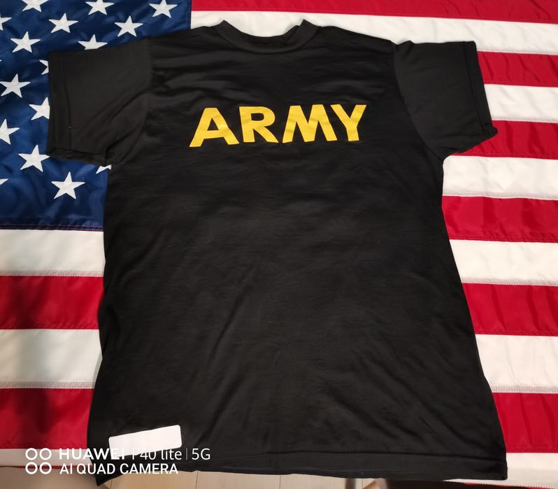 Koszulki US Army PT Shirt Long Sleeve APFU i  PT Training Workout