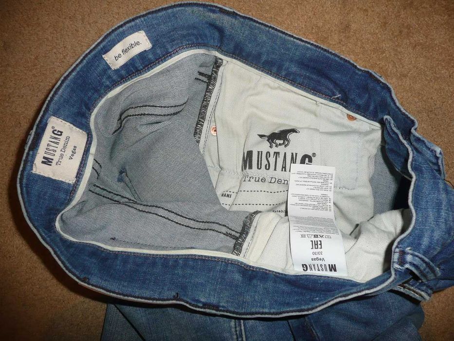Spodnie dżinsy MUSTANG W33/L30=44,5/103cm Vegas idealne