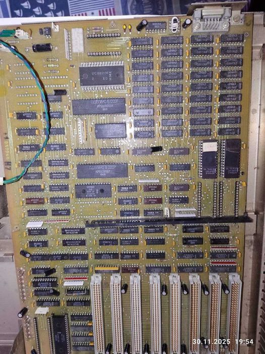 Плата немецкий клон IBM PC XT, ПК Robotron 1834 производства ГДР