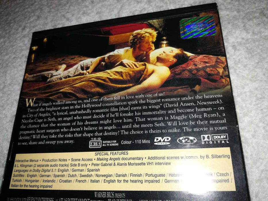a cidade dos anjos (filme/dvd) com caixa diferente p/colecionador