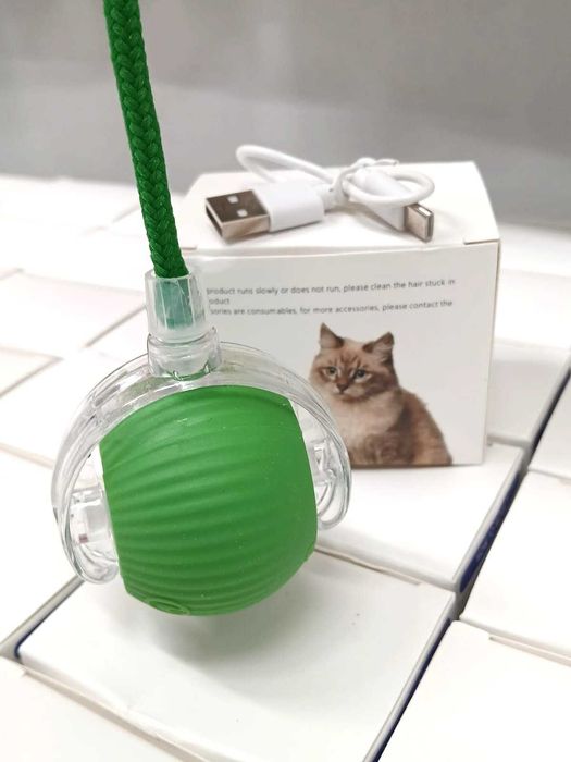 Bola USB Vibra Para Gatos e Cãos