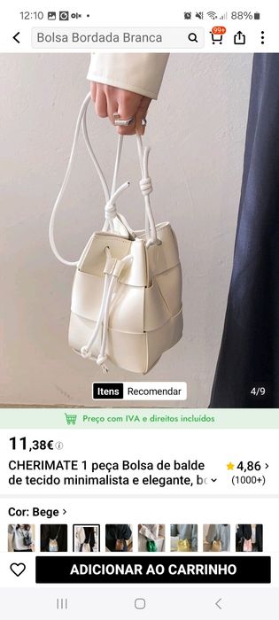 Mala branca SHEIN