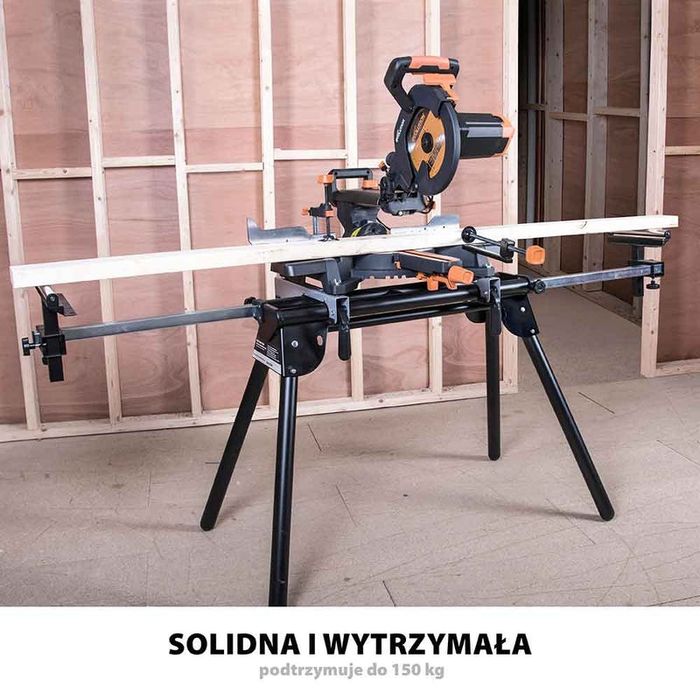 Stół do ukośnic Evolution 005- 0001 stojak regulowany 180cm 150kg