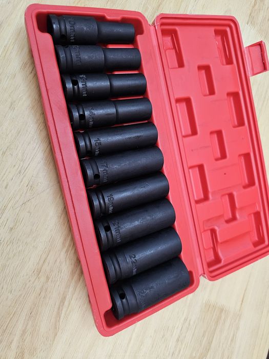 Прочные долговечные Ударные головки Набор 10шт 10-24 1/2 Для Гайковерт