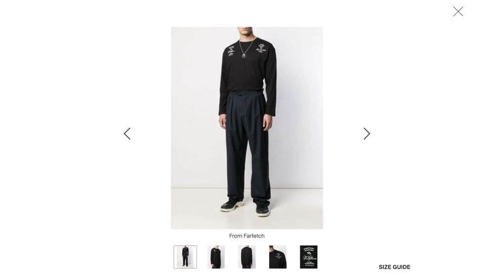 Лонгслів RAF SIMONS Embroidered Statement long-sleeve