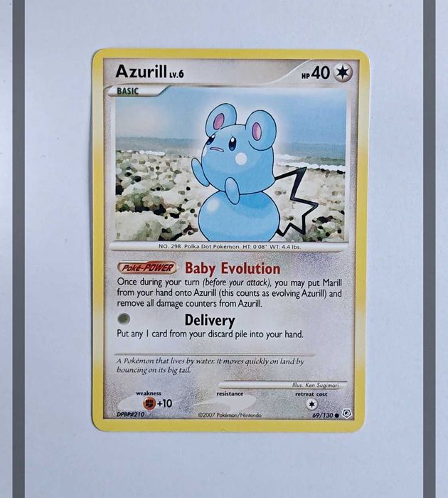 Azurill Lv.6 69/130 DP Pokemon ENG-NM