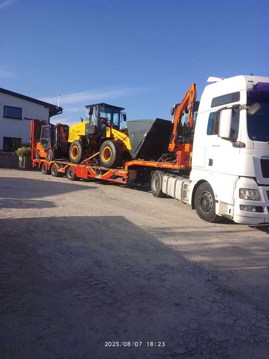 usługi transportowo sprzętowe przewozy wynajem prace