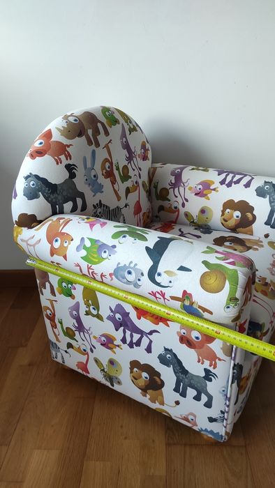 Poltrona criança sofá desenhos animados como.novo