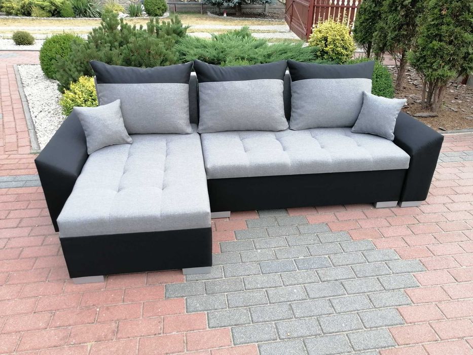 Narożnik Mateo | Nowoczesna kanapa | Rozkładana | Funkcja spania