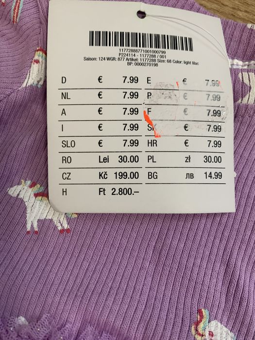 Сукня/плаття Ergee 68 см