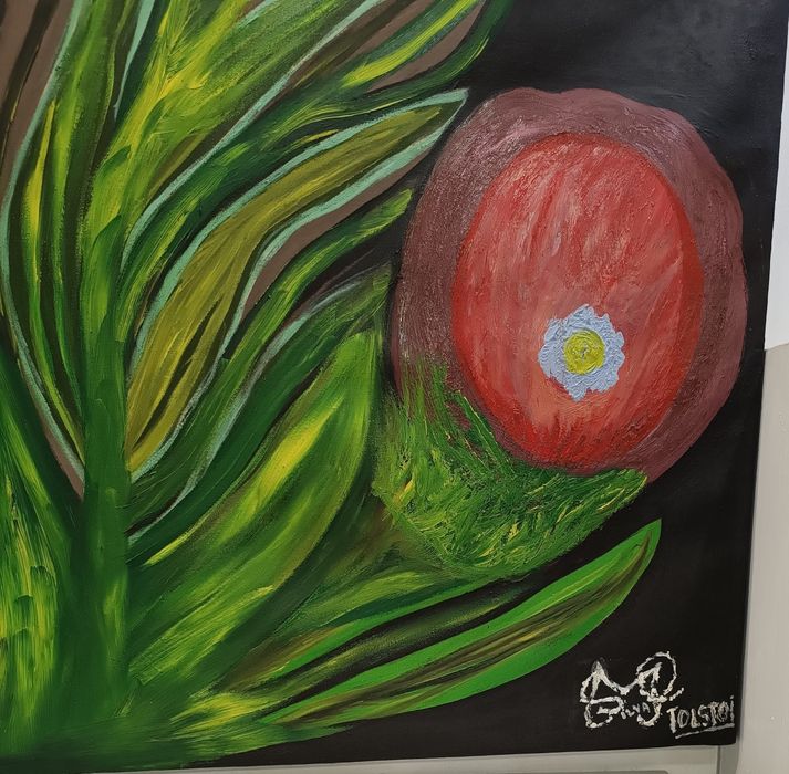 Pintura em tela flores