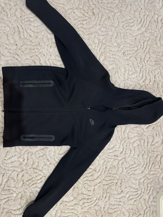Найк, Черный теч флис, Nike Tech fleece black, оригинал