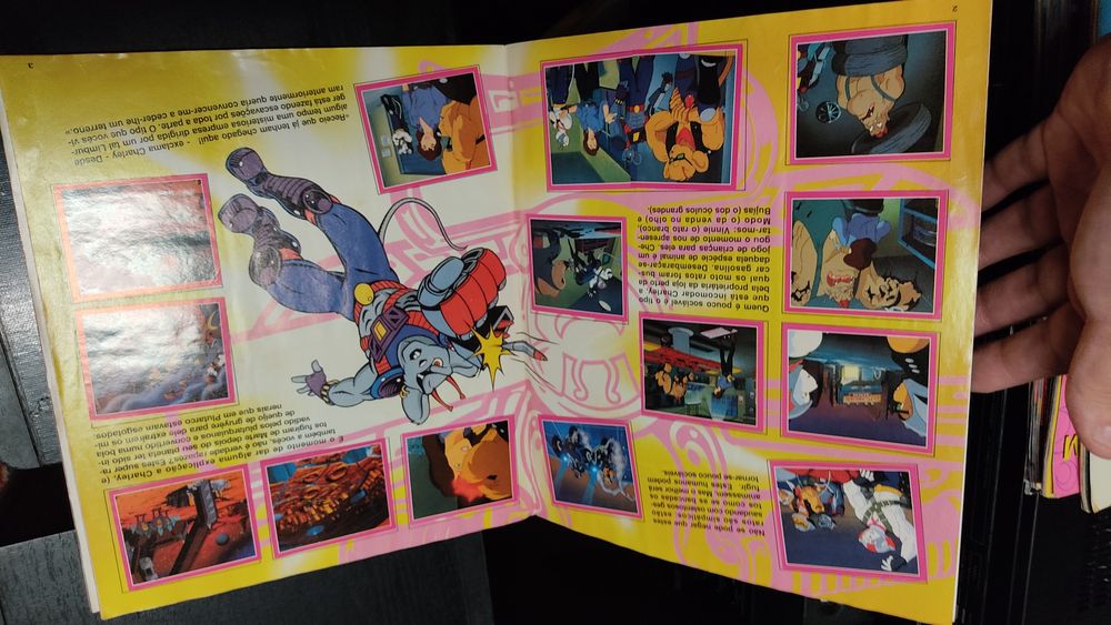 Os Moto Ratos de Marte caderneta Panini completa 1994