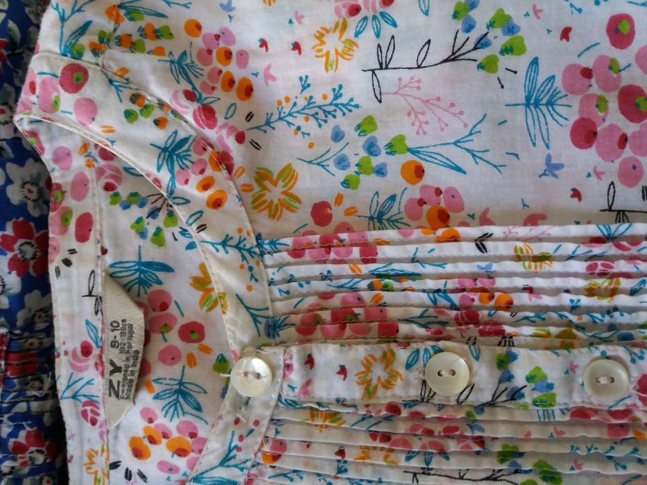 Túnicas florais zippy