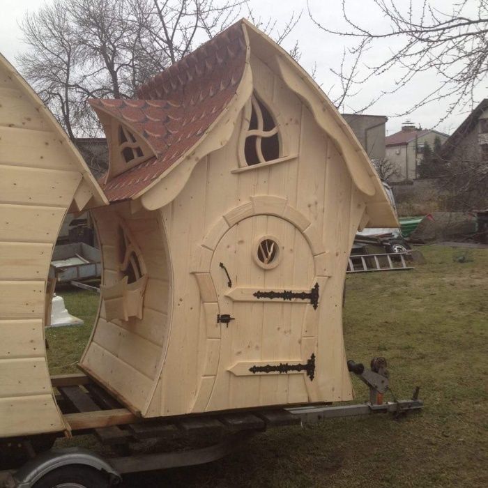 Domki drewniane - Baba Jaga - do ogrodu , na dzialke , place zabaw