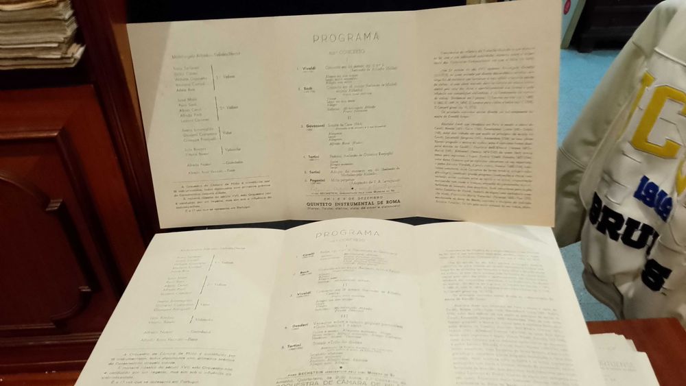 Programa Teatro S. João 1947 Orquestra de Câmara de Milão
