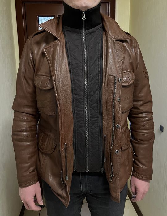 Куртка шкірянка чоловіча Thomas Breitling 2XL 56