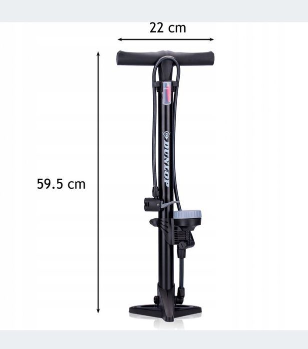 Nowa pompka rowerowa samochodowa z manometrem