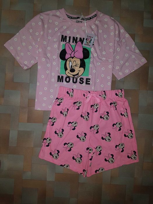 Очень яркая пижамка Minnie Mouse Primark, комплект Минни Маус Disney