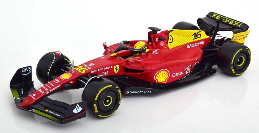 1:18 Bburago Ferrari F1-75 #16 2nd Italian GP F1 2022 Ch.Leclerc