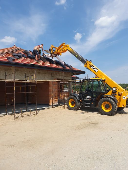 Usługi ładowarką teleskopową