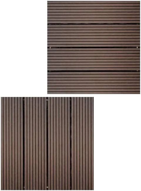 Deck Compósito Castanho 30cm