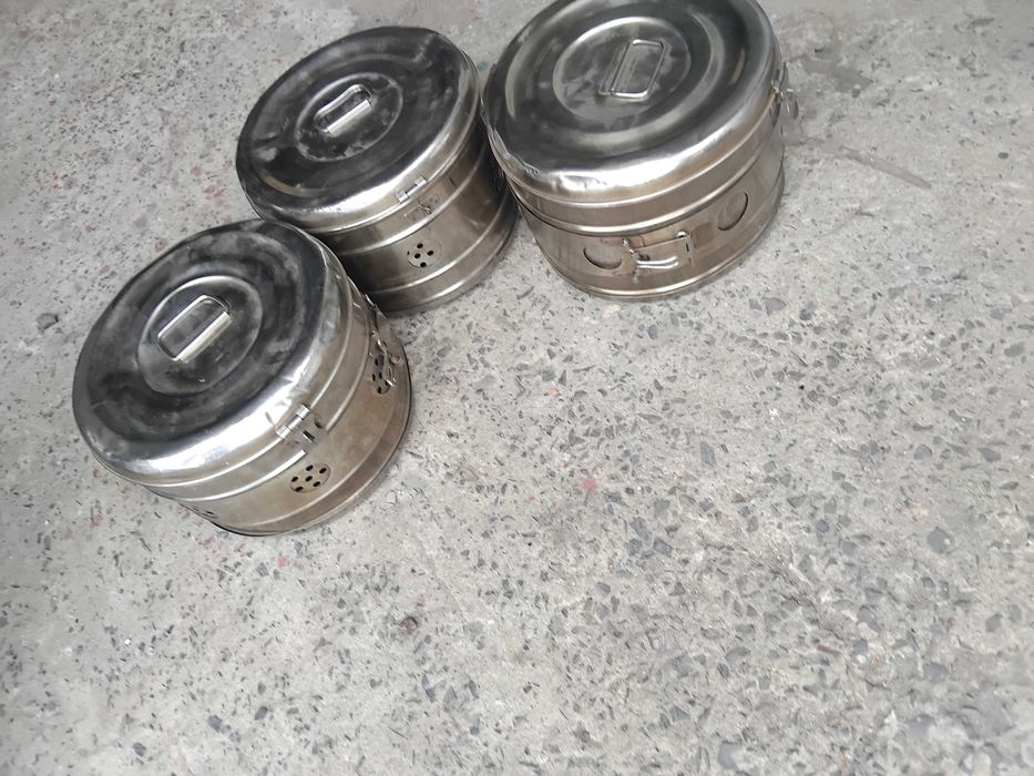 Медицинские биксы , футляры нержавейка коптильня СССР