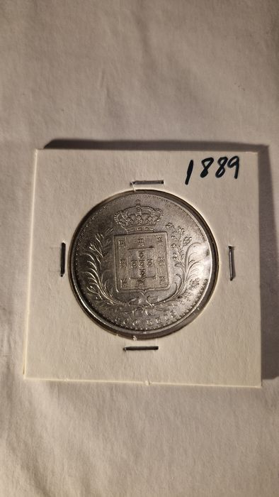 500 Reis D.Luis prata 1886 e outras datas