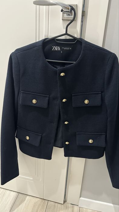 Піждак, жакет Zara з золотими гудзиками, XS