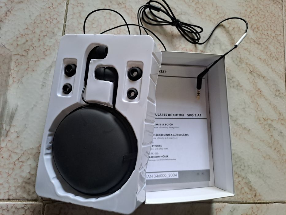 Auscultadores Intra-Auriculares Silvercrest (Artigo Novo)