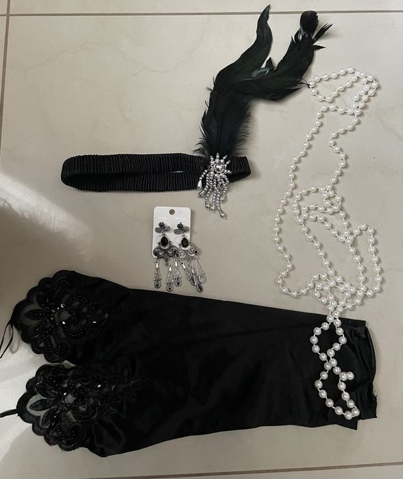 Kostium stroj przebranie Lata 20-te Wielki Gatsby karnawal roz.Uni