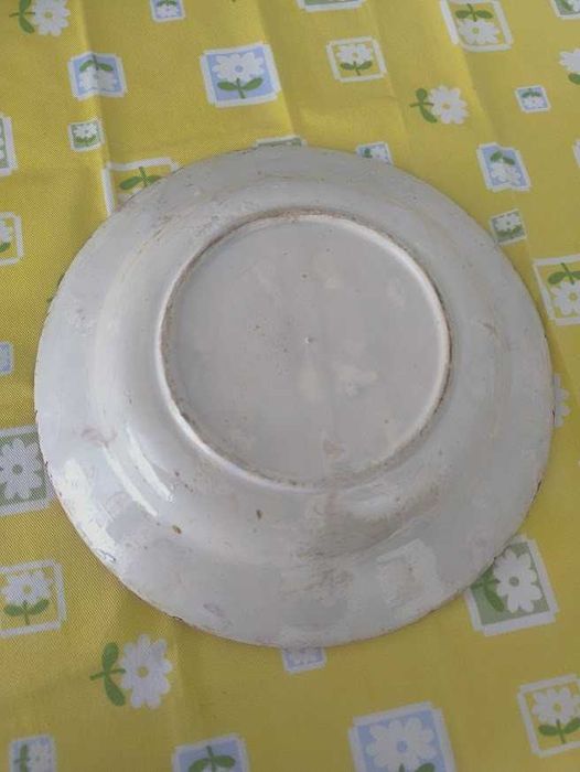tigela cerâmica centenária pintada á mão ideal para colecionadores