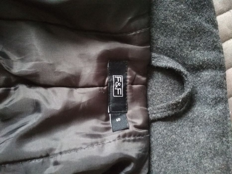 Płaszcz wełniany męski F&F roz S