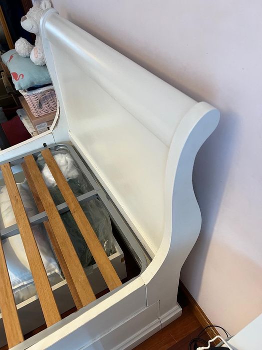 Cama solteiro com colchão