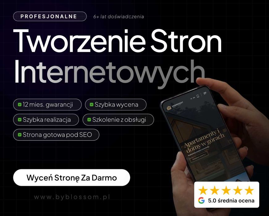 Tworzenie Stron Internetowych | Strony Firmowe [Obsługa od A do Z]