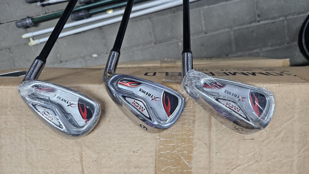 3 kije golfowe Extreme irons 6,9,S nowe