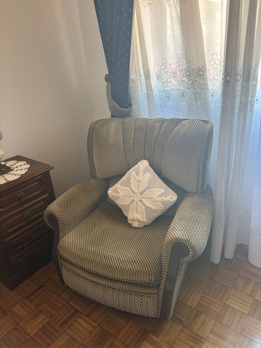 Poltrona de tecido