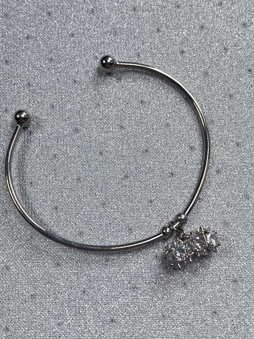 Rossmann Bransoletka Metal Kryształy