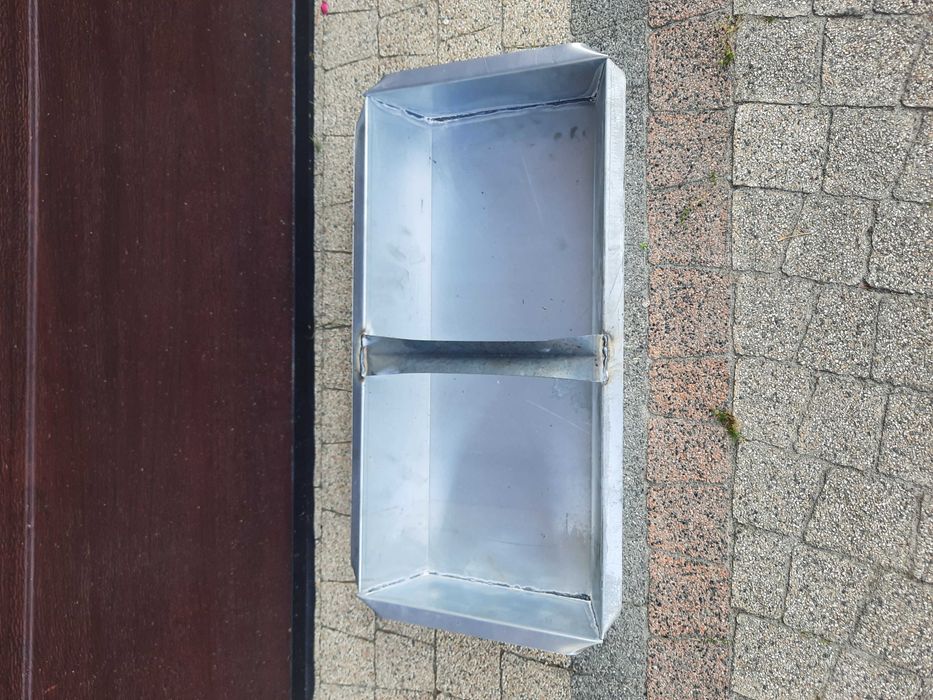Paśnik - koryto dla drobiu blaszane ocynkowane
