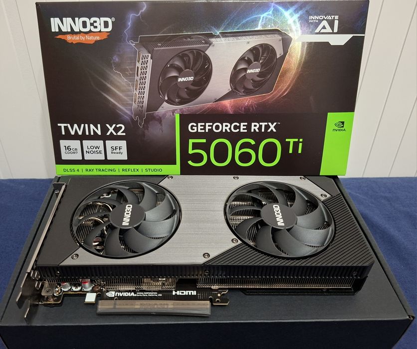 Karta graficzna INNO3D GeForce RTX 5060 Ti Twin X2 16GB GDDR7 GW