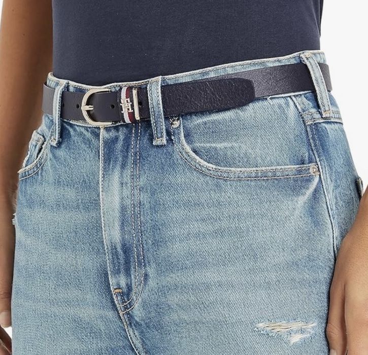 Tommy hilfiger Оригинал denton enamel flag leather belt пояс,ремень,ремінь оригінальний Томмі,Томі Хілфігер,Томи Хилфигер
