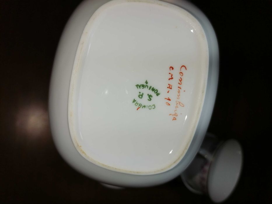 Serviço de chá S.P Coimbra Portugal em Porcelana Fina