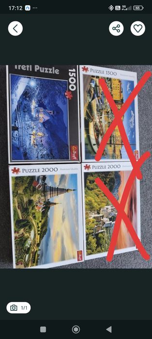 Sprzedam puzzle .