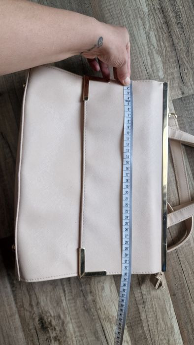 torebka pudrowy róż