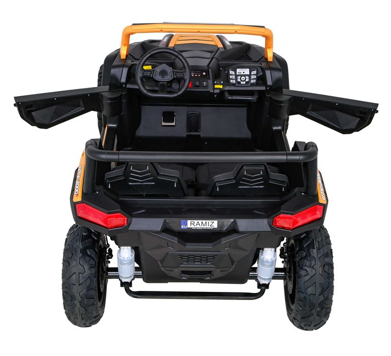 Buggy ATV Strong Racing dla 2 dzieci Złoty Pompowane koła 24V