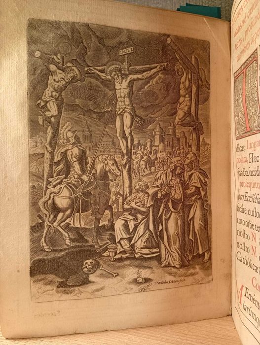 Starodruk 1652 Missale Romanum - Ryciny - Mszał - Łacina - Katolicyzm