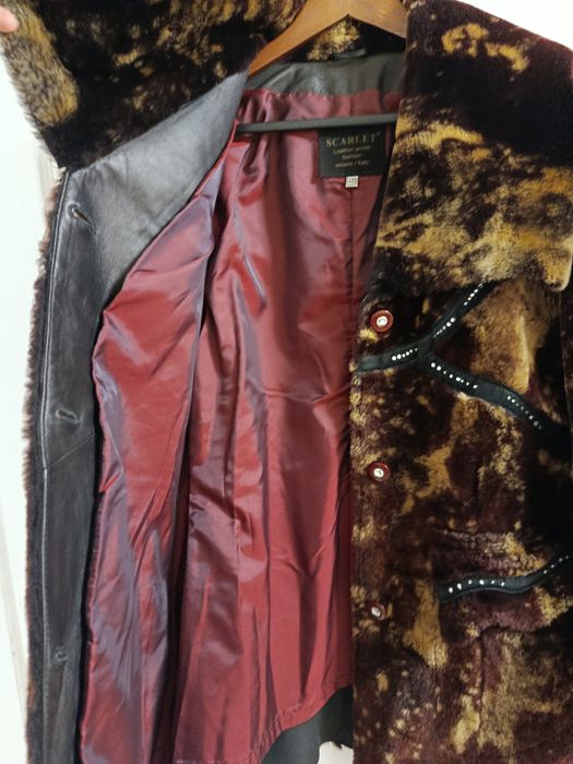 Полушубок из цигейки новый