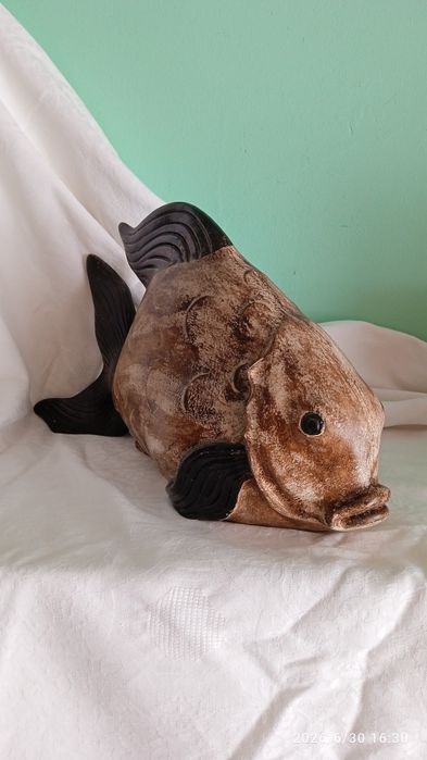 Peixe decorativo cerâmica qualidade belissimo