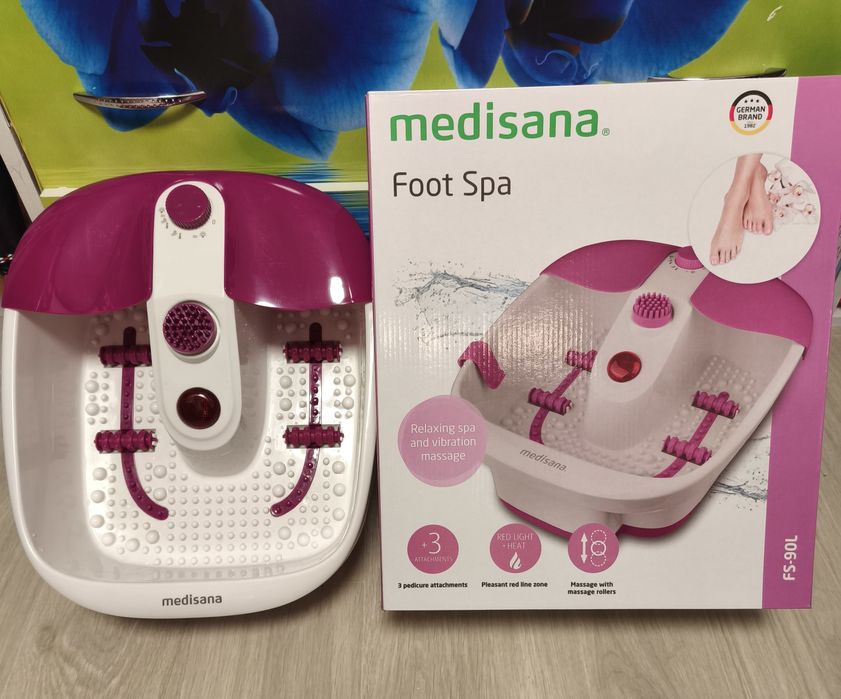 Нова гідромасажна ванночка для ніг Medisana